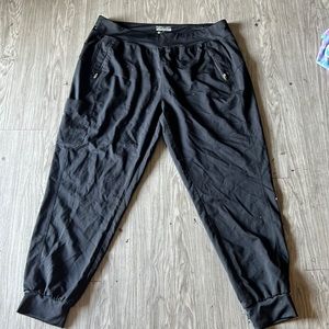 Purple label, yoga pants by healing hands XL all black